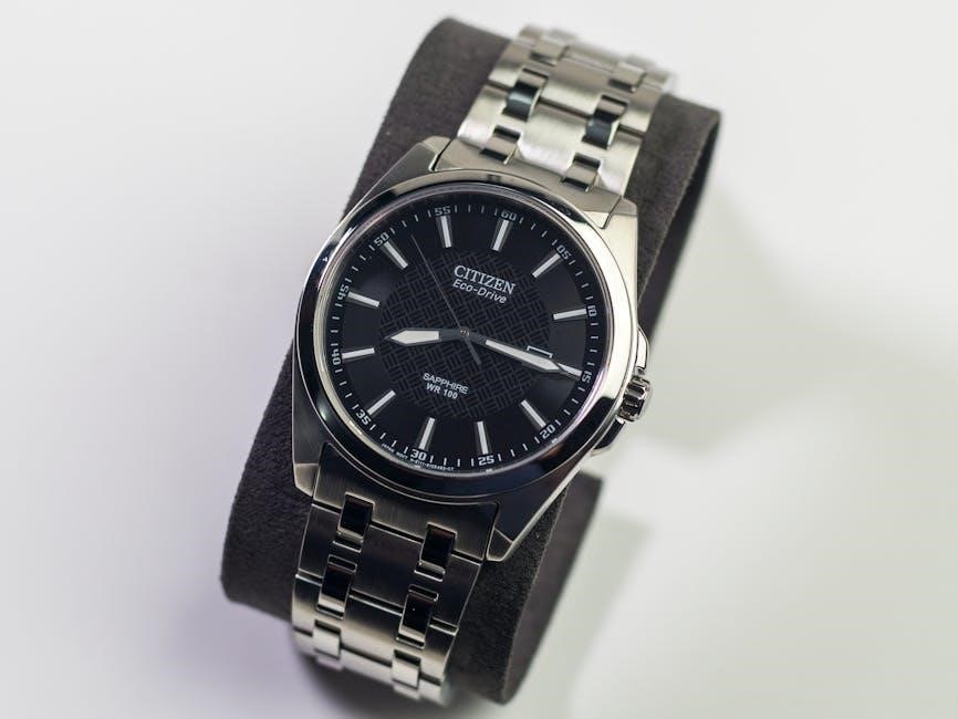 citizen eco drive watch owners manual